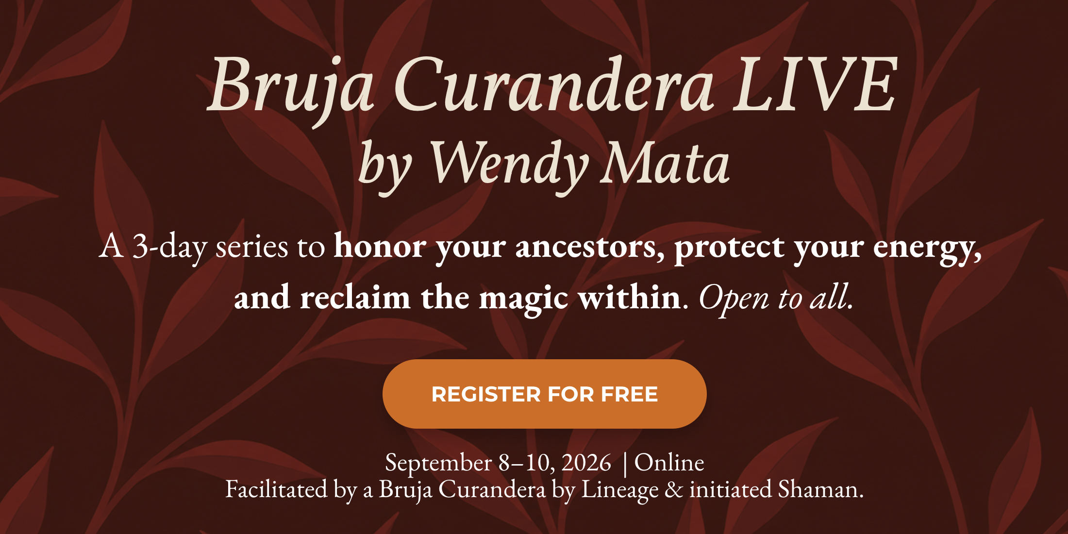 Bruja Curandera Live