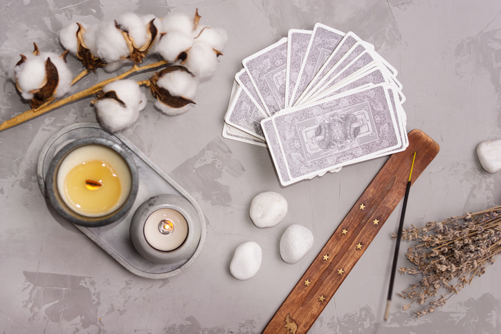 Tarot Cards and Candles