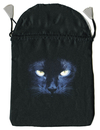 Black Cats Satin Tarot Bag